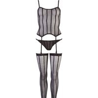 3-teiliges Straps-Set mit Streifenmuster