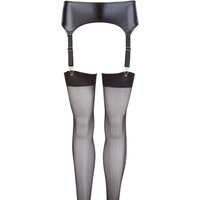 Strapsgurt im Wetlook plus Strapsstrümpfe