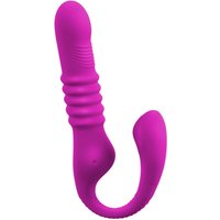 Stoßvibrator „3 Function“ mit klopfendem Klitoris-Stimulator
