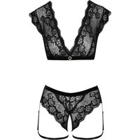 Dessous-Set aus Blütenspitze